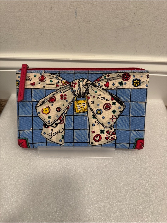 Brighton Handbags - Brighton love bow with love from me to you cosmetic makeup bag pouch